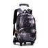 Natural Fish: One piece dropshipping for junior and senior high school students. Pull up backpack with multiple colors and six wheels for climbing stairs. Cross border backpack