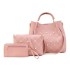 2023 Women's Bag New Fashionable Three piece Set Mother Bag Large Capacity Single Shoulder Cross Shoulder Handheld Bucket Bag Manufacturer Wholesale