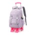 Natural Fish's new pull rod backpack reduces the burden on elementary school girls, with a large capacity backpack for children and elementary school students. One piece dropshipping for children and elementary school students