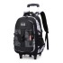 Natural Fish Cross border New Pull up Backpack for Primary School Students, Grades 3-6, Men, Large Capacity Load Reduction Backpack Delivery Service