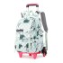 Natural Fish New Style, 2nd to 6th Grades, Climbing Stairs, Pullrod Backpack, Girls' Junior High School, Large Capacity, Detachable, One Piece Hair Collection