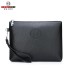 Men's 2023 new casual men's handbag PU soft leather men's bag mobile phone bag large capacity wallet