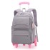 Natural Fish One Piece dropshipping for elementary school students, six wheeled climbing ladder, pull rod backpack, high school large capacity backpack, cross-border