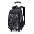 Natural Fish's new primary school students' pull rod backpack for men, large capacity wholesale, downstream popular item, can climb stairs, cross-border dropshipping