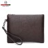 Men's 2023 new casual men's handbag PU soft leather men's bag mobile phone bag large capacity wallet