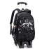 Natural Fish New Pull up Backpack Wholesale for Primary School Students, Boys' Fashion Large Capacity Cross border Hot Selling Dinosaur Starry Sky Map