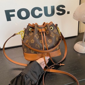 Legendary Kangaroo New Trendy Lucky Bag Bucket Bag Internet Celebrity Boston Bag Fashion Versatile Shoulder Bag Diagonal Cross Bag Female