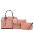 2023 New Women's Texture Large Capacity Three piece Set Mother Bag European and American Retro Single Shoulder Handheld Crossbody Bag