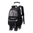 Natural Fish Pull Rod Backpack Primary School Students 3-6 Grades Climbing Stairs High Grade Backpack Large Capacity