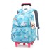 Natural Fish New Product Pull up Backpack Primary School Students 3-6 Grades Little Princess Fashion Gift Pendant Cross border Explosive Item dropshipping