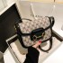 High end handbag for women 2024 new fashion retro printed small square bag saddle bag versatile single shoulder crossbody bag trend