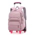 Natural Fish One Piece dropshipping for elementary school students, six wheeled climbing ladder, pull rod backpack, high school large capacity backpack, cross-border