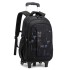 Natural Fish New Style, 3rd to 9th Grades, Climbing Stairs, Pullrod Backpack, Junior High School Boys, Large Capacity, Detachable, One Piece Hair Collection