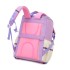 Natural fish hair replacement pull rod backpack for girls in grades 3, 4, and 5, lightweight backpack with six wheels for climbing stairs and crossing borders