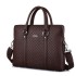 Cross border men's bag 2020 handbag business briefcase embossed letters single shoulder crossbody bag horizontal computer bag