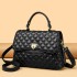 Cross border foreign trade bag 2024 new crossbody fashionable small square bag large capacity single shoulder simple women's handbag