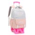 Natural Fish new stair climbing rod backpack for junior high school boys, large capacity detachable one piece dropshipping children's backpack