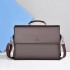 Cross border fashion men's bag 2024 new horizontal handbag, shoulder bag, crossbody bag, business briefcase, men's casual bag