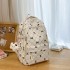 2025 new fresh and sweet backpack for girls, middle and high school students, bow shaped large capacity backpack, casual backpack