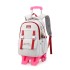 Natural Fish's new pull rod backpack reduces the burden on elementary school girls, with a large capacity backpack for children and elementary school students. One piece dropshipping for children and elementary school students