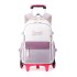 Natural Fish's new pull rod backpack for primary school students in grades 3-6, with large capacity for climbing stairs, is a hot seller across Europe and America