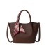 2024 new single shoulder women's bag, large capacity crossbody tote bag, mommy bag, fashionable and simple shopping bag