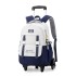 Natural Fish's new pull rod backpack reduces the burden on elementary school girls, with a large capacity backpack for children and elementary school students. One piece dropshipping for children and elementary school students