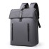 Cross border men's simple and fashionable 2025 new leisure backpack, business computer, large capacity travel backpack