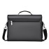 Cross border fashion men's bag 2024 new horizontal handbag, shoulder bag, crossbody bag, business briefcase, men's casual bag