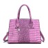 Cross border Crocodile Pattern Handheld Platinum Bag 2021 New European and American Retro Large Capacity Women's Bag Single Shoulder Cross Shoulder Big Bag