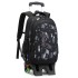 Natural Fish New Style, 3rd to 9th Grades, Climbing Stairs, Pullrod Backpack, Junior High School Boys, Large Capacity, Detachable, One Piece Hair Collection