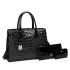 2023 Summer New European and American Retro Women's 3-Piece Set Mother Bag Crocodile Pattern Texture Single Shoulder Handheld Crossbody Bag