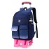 2022 Natural Fish New Pull up Backpack for Primary School Students in Grades 3-6 with Large Capacity and Reduced Burden, One Piece Waiver Backpack