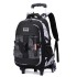 Natural Fish Cross border New Pull up Backpack for Primary School Students, Grades 3-6, Men, Large Capacity Load Reduction Backpack Delivery Service