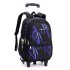 Natural Fish New Pull up Backpack Wholesale for Primary School Students, Boys' Fashion Large Capacity Cross border Hot Selling Dinosaur Starry Sky Map