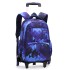 A dropshipping natural fish pull rod backpack with large capacity, fashionable backpacks for boys, girls, primary and secondary school students, cross-border bestseller