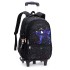 Natural Fish New Pull up Backpack Wholesale for Primary School Students, Boys' Fashion Large Capacity Cross border Hot Selling Dinosaur Starry Sky Map