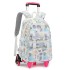 Natural Fish New Style 2nd to 6th Grade Stair Climbing Pull Rod Backpack Junior High School Boys Large Capacity Detachable One Piece Hair Collection