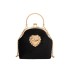 Cross border foreign trade women's bag 2024 new artistic Chinese style gold velvet shell bag single shoulder diagonal cross handbag wholesale