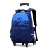 Natural Fish's new pull rod backpack reduces the burden on elementary school students and boys, with a large capacity and detachable backpack. One piece hair replacement