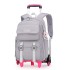 Cross border dropshipping of natural fish new product, pull rod backpack for primary school students, grades 3-6, middle school students, girls aged 8-14