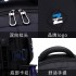 Wholesale of Natural Fish backpacks for middle and high school students, pull rod backpacks for men, fashionable six wheeled stair climbing bags, large capacity computer bags