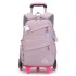 Natural Fish One Piece dropshipping for middle school students, six wheeled climbing ladder, pull rod backpack for primary school students, large capacity backpack for cross-border special