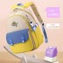 Natural Fish 2024 new children's backpack for boys and girls, lightweight and reducing burden for primary school students in grades one, two, and three