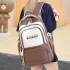 Natural Fish Backpack for College Female Cute Large Capacity Junior High School Students Simple High Beauty Primary School Students 3-6 Grades Backpack