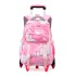 Natural Fish Children's Pull up Backpack Primary School Students 3-6 Grades Female Middle School Students Backpack Backpack Backpack High Grade Climbing