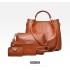 2023 Women's Bag New European and American Fashion Crocodile Pattern Four Piece Set Mother Bag Single Shoulder Handheld Crossbody Bag Manufacturer Wholesale