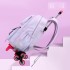 Hot selling natural fish new product pull rod backpack for girls in grades 3-6, lightweight, fashionable, and large capacity backpack