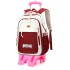 Natural Fish New Pull up Backpack for Children 3-6 Grades Primary School Students Large Capacity Junior High School Students Dual Use Backpack