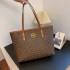 High end internet celebrity 2024 summer new large capacity fashionable vintage single shoulder bag classic versatile hand-held tote bag